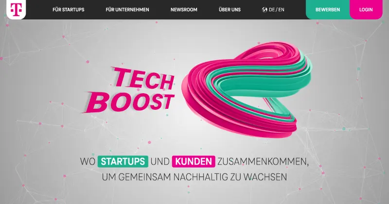 Techboost for startups screenshot