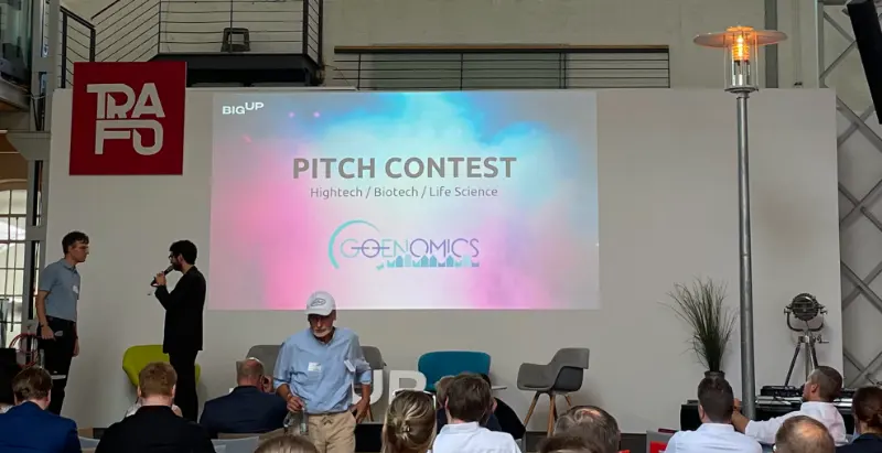 GOENOMICS on stage at BigUP